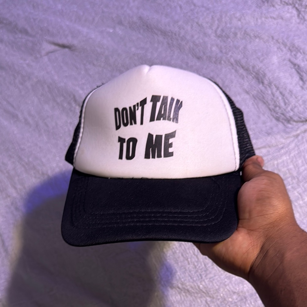Black and White Trucker Hat